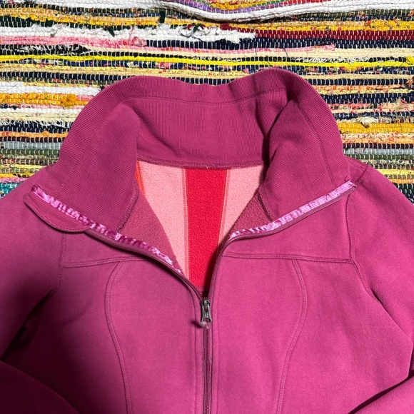 Lululemon Scuba Hoodie Full Zip – Size 8 Sunset Stripe Back - Picture 3 of 4
